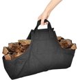 thumbnail image 1 of CHAO Cesta para troncos, bolsa de transporte para leña, organizador para transporte de leña, bolsa de lona portátil para exteriores para compras, 1 of 5