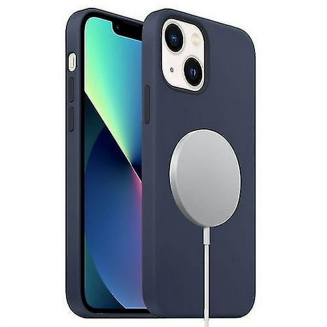 Funda de silicona líquida Magsafe para iPhone 13 Mini con cobertura total