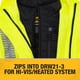 thumbnail image 5 of Chaleco acolchado con calefacción DEWALT DCHV095BD1 para hombre, negro, talla 2X, 5 of 7