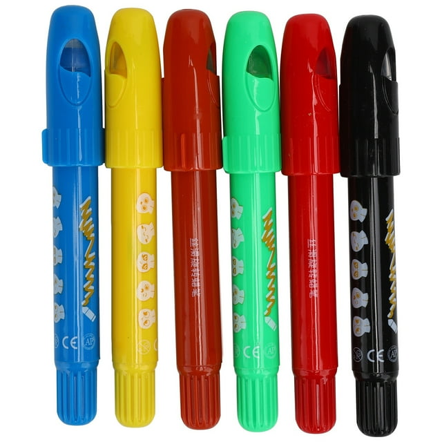 Rotatable Crayons Painting Crayons Rotating Crayons Wax Colorful Washable Children Graffiti Painting Drawing Tools