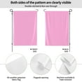 thumbnail image 2 of Wukai Pink Garden Flags Double Sided Welcome Garden Yard House Flags Outside Outdoor House (Only Flag), 2 of 8