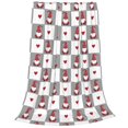 thumbnail image 2 of Sikiie Gnomes and Hearts Ultra-Soft Micro flannel Blanket Luxury All Seasons Warm Blanket for Bedding Sofa and Travel (4 sizes)-40"x30", 2 of 7