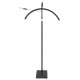 thumbnail image 3 of Lámpara de pie LED de 36 W con forma de media luna, 7 colores, color negro, 22 pulgadas, control remoto por cable, 3200 K a 5600 K, 100-240 V, 3 of 15
