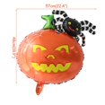 thumbnail image 3 of Globos de calabaza fantasma para Halloween, decoración de Halloween, globo de aluminio con forma de araña, globos de murciélago, suministros para fiestas de Halloween, juguete inflable para niños, 3 of 5