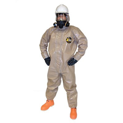 KAPPLER ZYTRON Z400 COVERALL WITH HOOD & ELASTIC WRISTS AND ANKLES SIZE L-XL 