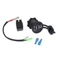 thumbnail image 1 of Motorcycle Double USB Charger Socket Converter Adapter Socket for 650 1000 X300 X650 Ninja 400 650, 1 of 5