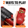 thumbnail image 4 of FENMING Plastic Steam Train Toy Set with Gift Box, Remote Control, Steam Mist, Lights, Sounds, Track, Ages 3 to 12, 4 of 8