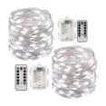 thumbnail image 1 of Bewildely 2 uds impermeables 100 luces LED luces de Navidad luces de cadena Led luces de decoración de Navidad al aire libre/interior Iluminación navideña blanco Bewildely HA027691-02, 1 of 6
