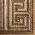 thumbnail image 7 of Mark&Day Area Rugs, 7x9 Cam Global Dark Brown Area Rug, Dark Brown Taupe Light Gray Carpet for Living Room, Bedroom or Kitchen (6'7" x 9'), 7 of 7