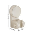 thumbnail image 3 of Suction Cup Showerhead Bracket, Bathroom Hole-Free Shower Head Holder, Movable Adjustable Multi-Angle Rotation, No Drill Mounting, Stable Holding, Convenient Storage, Plastic, 3 of 6