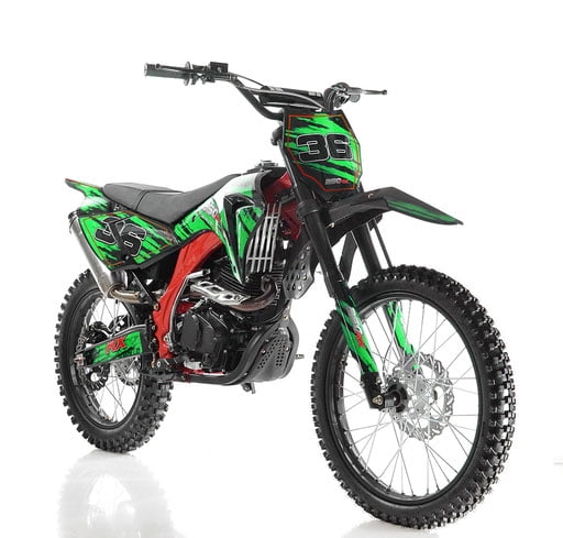 Apollo 250cc RFZ AGB-36 Gas Dirt Bike, Manual Clutch, Kick and