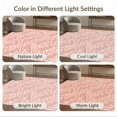 thumbnail image 7 of ODIKA Leopard Spotted Abstract Mood Border Cheetah Inspired Pink Print Refined Stain Resistant Low Profile for Dorm Room, Small Living Apartment, 7 of 7