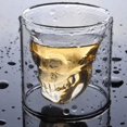 thumbnail image 5 of Vaso De Doble Pared Con Motivo De Calavera, Transparente Para Café, Juego De 1, 5 of 5