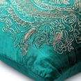 thumbnail image 2 of Throw Pillow Cover, Decorative Pillow Covers 22x22 inch (55x55 cm) Green, Velvet Throw Pillow Covers, Handmade Pillow Covers, Paisley Pillow Covers, Traditional Pillow - Royal Duke, 2 of 3