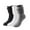 Black/White/Dark Grey, variant on 3 Pairs Little Girl Slouch Socks Slouchy Socks Knee High Scrunch Socks Soft Warm Stacked Boot Socks Long Socks Casual Sport Socks for Kids, 5-8 Years