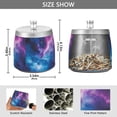 thumbnail image 2 of Yayeee Ashtray with Lid for Cigarette Smokeless Stainless Steel Home Ash Holder, Galaxy Pattern, 2 of 7