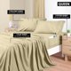 thumbnail image 2 of Juego de sábanas Utopia Bedding Queen Soft de microfibra, 4 piezas, color beige, 2 of 8