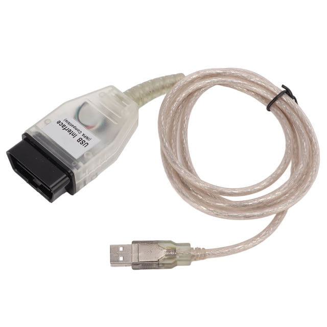 K+DCAN Diagnostic Tool, Double K Line USB Diagnostic Cable Coding Voltage Detection Replacement for E60 E61 2007- for XP 7 8 10