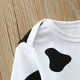 thumbnail image 6 of WOYY Cow Co_stume Baby Boys Girls Cow T-Shirt Pants Hat 3Pcs Outfits, Sizes 0-18 Months, 6 of 8