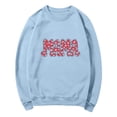 thumbnail image 3 of Craaazy Women's Loose MAMA Letter Print Long Sleeve Round Neck Casual Hoodless Sweatshirts Gifts, 3 of 5