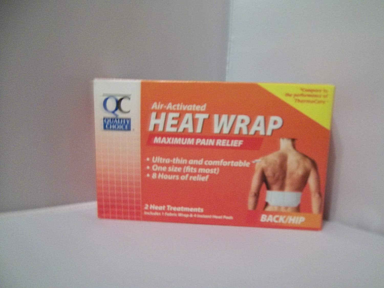 Theracare Heat Wrap Back, 2 Count
