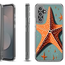 Shockproof Protective Phone Case Cover for Samsung Galaxy S25 FE, by OneToughShield - Sea Star