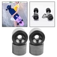 thumbnail image 3 of Paquete de 4 ruedas de skate 78A de 70x51cm para estándar, cruiser, longboards y eléctrico para patinaje y street - Negro Sunnimix Ruedas de skate, 3 of 8
