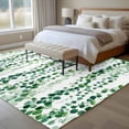 thumbnail image 4 of Large Area Rugs for Living Room Bedroom, Green Weeping Eucalyptus 8'x10' Rug Washable Carpet Runner Indoor Outdoor, Spring Summer Country Leaves Non Slip Floor Mats Rug for Kitchen, Patio, 4 of 8