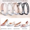 thumbnail image 3 of Ankle Holding Loose Anti-skid Bundle Laces Tie Straps Band Women Rhinestone Shoelaces Free Triangle Bundle High Heels Shoe Belt, 3 of 12