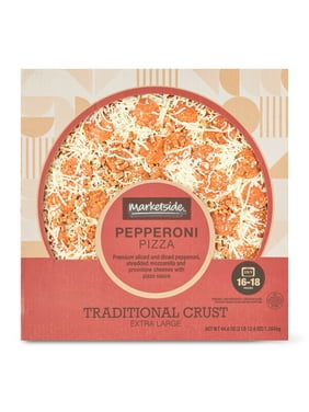 Marketside Pepperoni Pizza, Traditional Crust, Extra Large, Marinara Sauce, 44.6 oz (Fresh)
