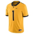 thumbnail image 2 of Men's Nike Gold West Virginia Mountaineers Alternate Game Jersey, 2 of 3