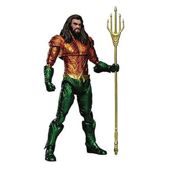 Beast Kingdom Justice League: DAH-007SP Dynamic 8Ction Heroes Aquaman (Comic Version) Action Figure, Multicolor