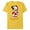 Yellow, variant on Disney Santa Mickey Mouse Holiday - Short Sleeve Blended T-Shirt for Adults -Customized-Yellow