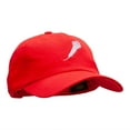 thumbnail image 5 of Microphone Embroidered Washed Cap - Red OSFM, 5 of 5