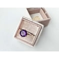 thumbnail image 3 of HeartsAndYou 1.2ct Natural Purple Amethyst Engagement Ring Solitaire 100% 14k SOLID Rose Gold, 3 of 8