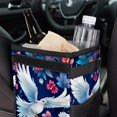 thumbnail image 6 of Peace Dove Foldable Car Trash Can with Lid, Leak-Proof Mini Trash Can, Hanging Storage Bag - Car Trash Bin for Clean and Organized Rides, 6 of 6