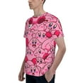 thumbnail image 6 of Unisex Kirby 3d Graphic Print Shirts For Mens Womens Casual Short Sleeve Tee Shirts Top, 6 of 7