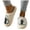 White, variant on Halloween Slipper for Women Men Cozy Plush House Shoes with Soft Lining Open Back Indoor Mule Slides Anti Slip Home Shoes for Fall Winter Harvest Season White 9-9.5