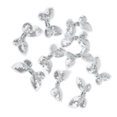 thumbnail image 1 of 10 Piezas de Pajarita de Lentejuelas para Lazos de cabellero, Manualidades, Nudo de Lazo, , Decoración blanco, 1 of 9