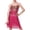 Hot Pink, variant on Odeerbi Kids Girls Sequin Sparkly Latin Dance Dress Stage Performance Outfits Summer Cotton Fringe Slip Dress Sleeveless Camisole Dance Practice Outfit Tassel Dress