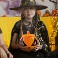 thumbnail image 3 of 4-Piece Pumpkin And Witch Cauldron Bucket Set With Lids Complete Set Includes Small Medium Large Pumpkins And Cauldron Light Up Glow In The Dark Design For Trick Or, 3 of 6