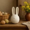thumbnail image 5 of Honmine Easter Ceramic Bunny, Cute Rabbit Figurine Ornament, Desktop Living Room Decor, TV Cabinet Tabletop Statue, 5 of 9