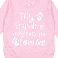 thumbnail image 3 of Inktastic Grandma Grandpa Love Me Girls Toddler Sweatshirt, 3 of 4
