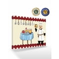 thumbnail image 2 of Chef Wall Art for Living Room,Canvas Picture Wall Decor for Bathroom Bedroom,Red Fruit Cake Hat Kitchen Gourmet Vintage Painting Artwork for Office Kitchen Hallway Dining Room Home Decor 16"x20", 2 of 8