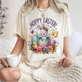 thumbnail image 4 of Hoppy Easter Bunny & Chicks Graphic T-Shirt – Cute Spring Egg Hunt Tee for Kids & Adults, 4 of 6