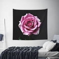 thumbnail image 3 of YXCXGO Tapesty, Pink Rose Featured Tapestry Tapestries Posters Wall For Bedroom Dorm Party Backdrop Decor 50x60, 3 of 7