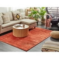 thumbnail image 2 of Hand-Loomed Viscose rugs Knotted Scandinavian Orange rug for living room Vintage Rug For Bedroom Prince Carpet Palace Handmade rug (6'x9', 8'x10', 8'x11', 9'x12', 9'x13', 10'x14', 11'x15', 12'x15'), 2 of 5
