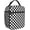 Black and White Checkered, variant on Insulated Lunch Bag Black White Racing and Checkered Pattern Reusable Cooler Tote Lunch Bags for Office Travel