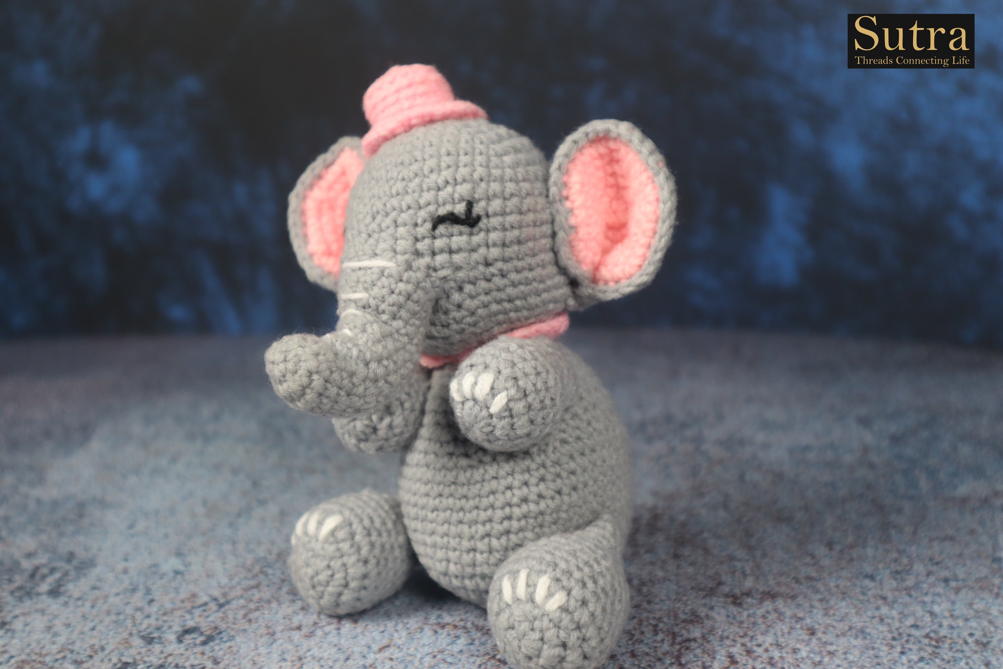 Cute Handmade Crochet Elephant Toy, ,baby Gift, Newborn Gift, Gift For Kid, Custom Color