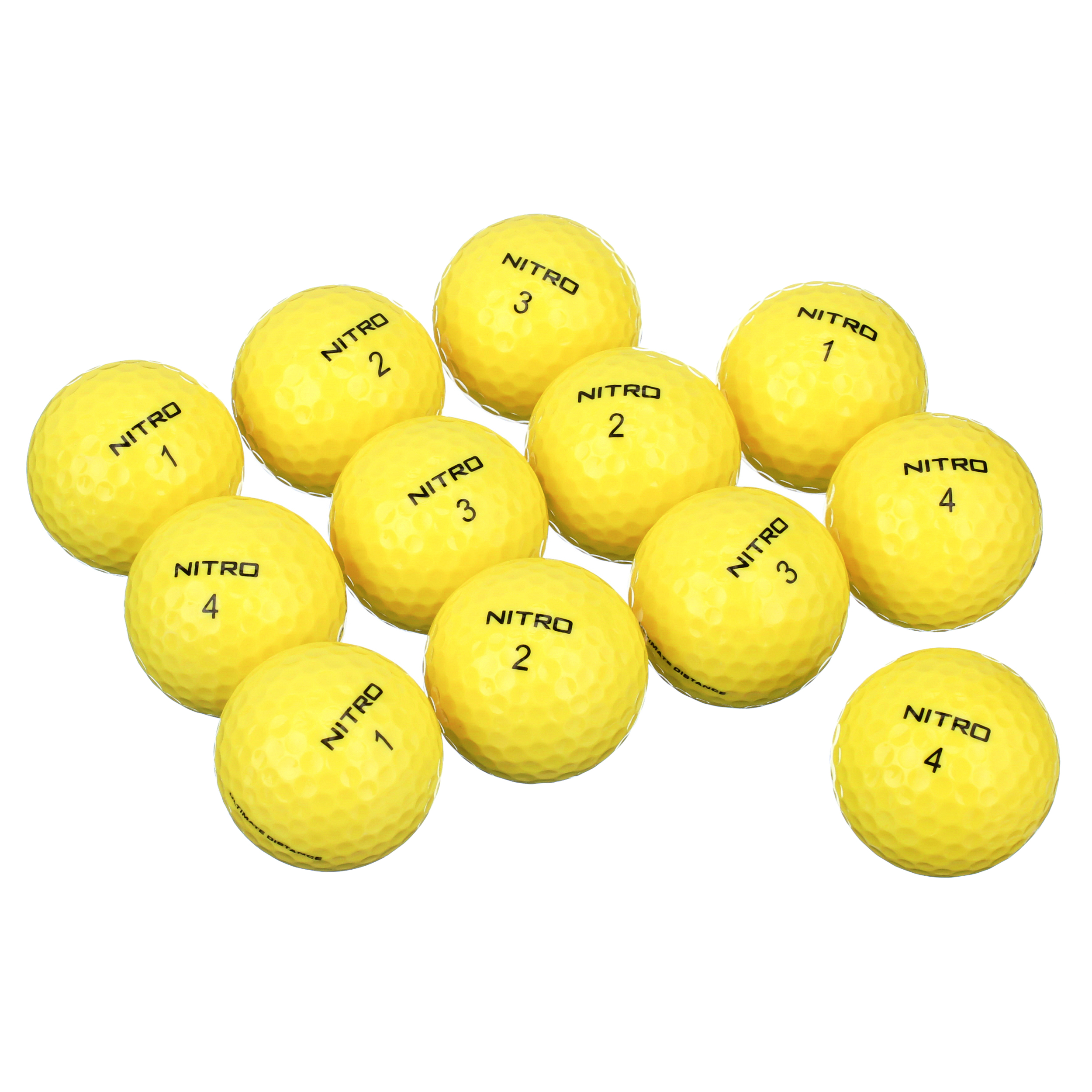 Nitro Golf Ultimate Distance Golf Balls, Yellow, 12 Pack - image 5 of 9